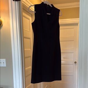Tahari Black Midi Dress